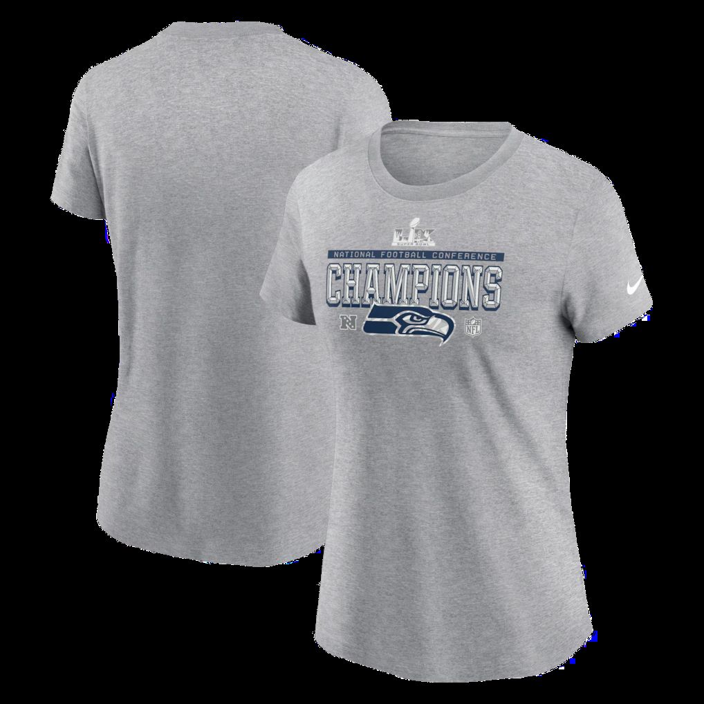 Men 2026 NFL Seattle Seahawks T-shirt grey 09